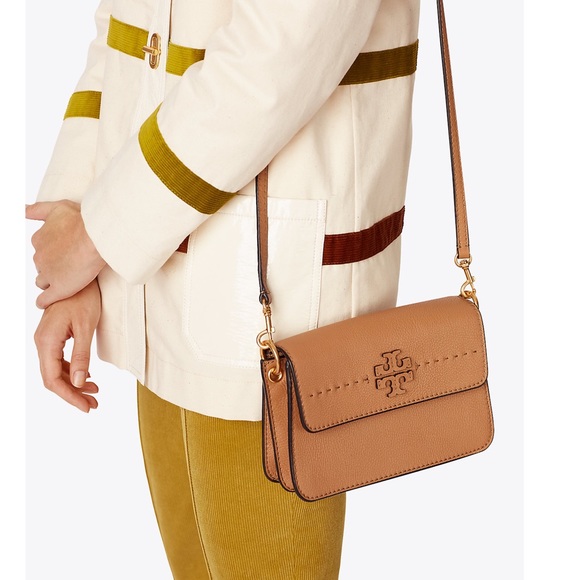 Tory Burch Handbags - Like new TORY BURCH MCGRAW CROSSBODY BAGUETTE